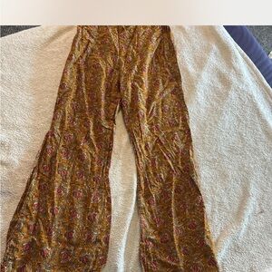 Bohemian Patterned flare Pants
